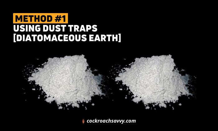 Method #1 - Using Dust Traps [Diatomaceous Earth]